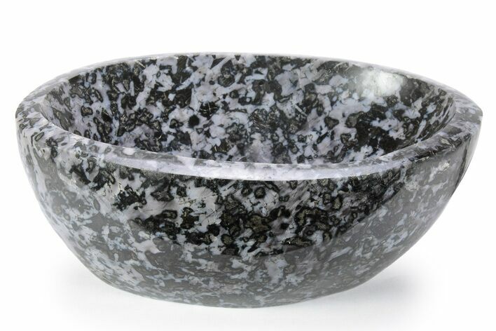 Polished, Indigo Gabbro Bowl - Madagascar #244572